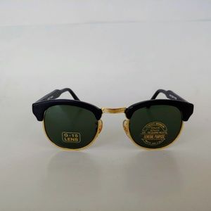 (NWT) Vintage 90's Kids Combination Sport Sunglasses (M.Black)